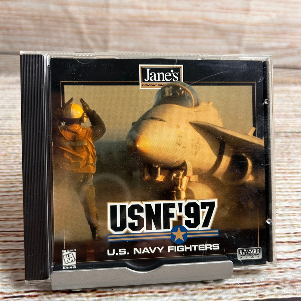 Janes Combat Simulations USNF 97 US Navy Fighters Windows 95 PC Game EA 1996